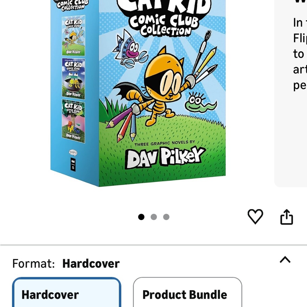 Cat Kid Comic Club Collection by - Blue hard cover set of 3